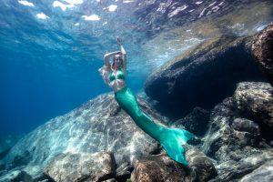 Perth Underwater Model Mermaid Kat in Thailand