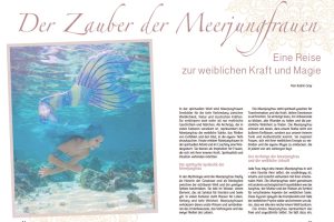 Professional Mermaid Katrin Gray in Spirit Live Magazin